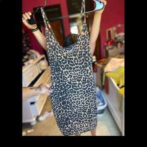 Cheetah print dress